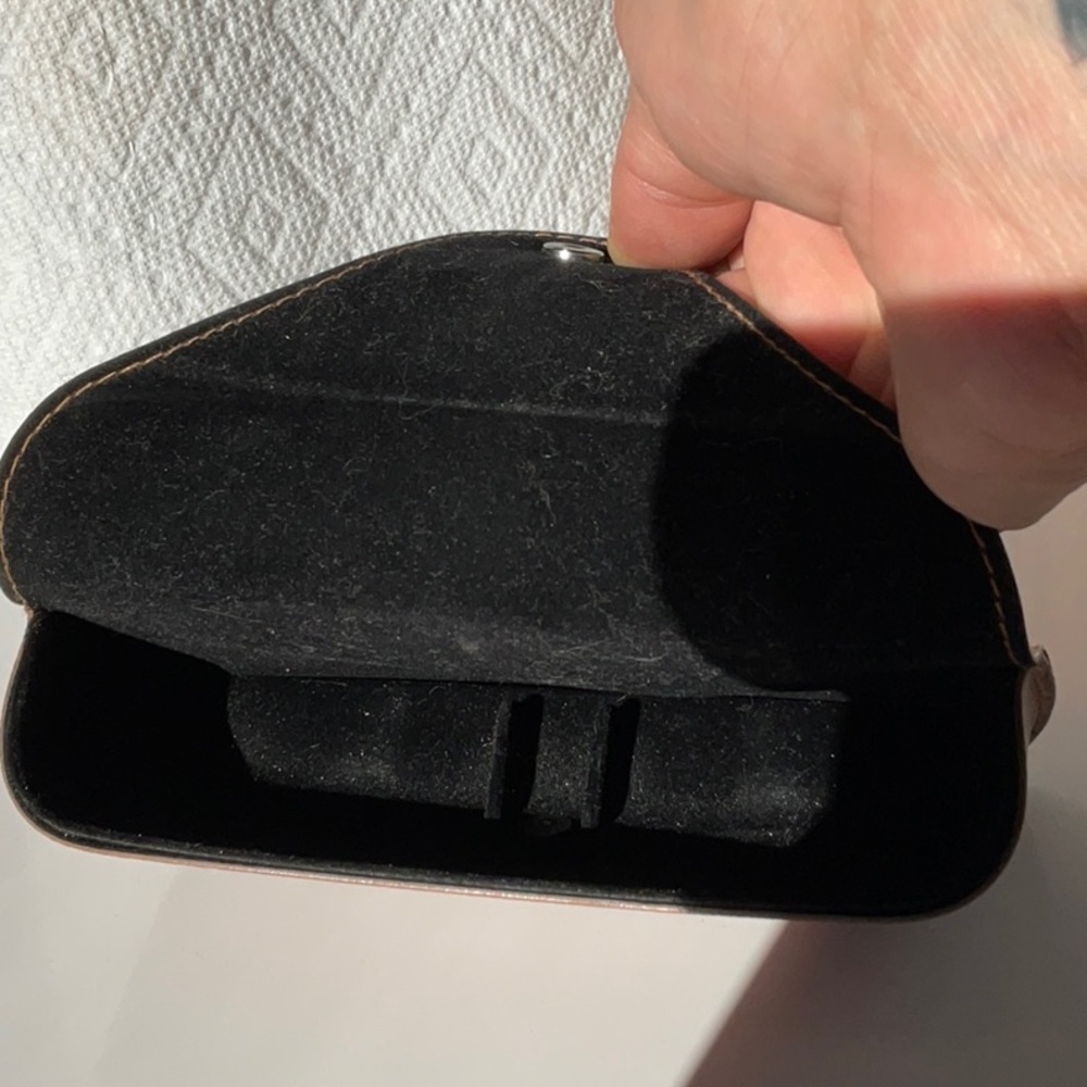 Authentic RAY-BAN brown leather sunglass case - Picture 6 of 7